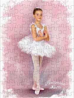 Ballerina Belle puslespil - 100 prikker
